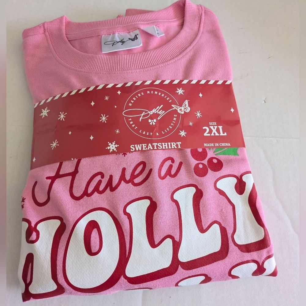 Dolly Parton sweatshirt. Christmas Holiday.